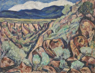 Paysage, Nouveau-Mexique, 1919-20